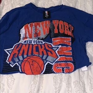 Cropped vintage distressed shirt